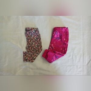 ‼️5 items for $8‼️Floral and Pink Kids Bottoms Set